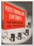 White-Rodgers Electric Company 1945 vintage catalog controls pressure