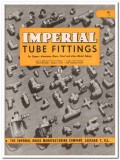 Imperial Brass Mfg Company 1945 vintage metal catalog tube fittings