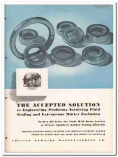Chicago Rawhide Mfg Company 1945 vintage industrial catalog oil seals Chicago Rawhide Mfg Company 1945 vintage industrial catalog oil seals