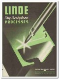 Linde Air Products Company 1945 vintage metal catalog Oxy-Acetylene