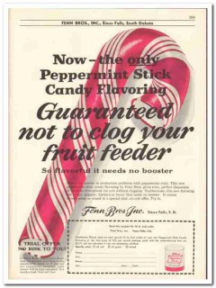 Fenn Bros Inc 1956 vintage dairy catalog flavoring candy peppermint Fenn Bros Inc 1956 vintage dairy catalog flavoring candy peppermint