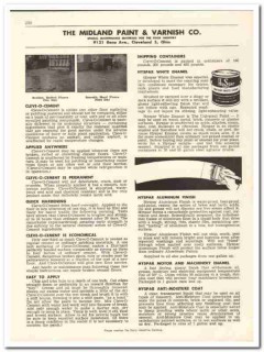 Midland Paint Varnish Company 1956 vintage dairy catalog food industry