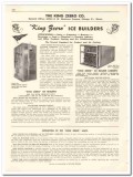 King Zeero Company 1956 vintage dairy catalog ice builders cabinets
