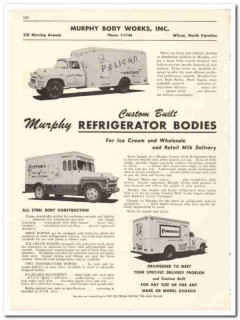 Murphy Body Works Inc 1956 vintage dairy catalog refrigerator trucks