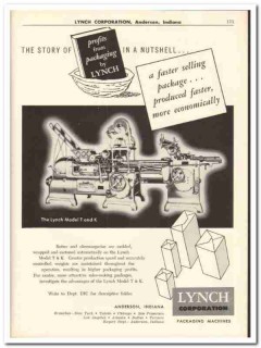 Lynch Corp 1956 vintage dairy catalog packaging machines mold wrap