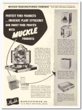 Muckle Mfg Company 1956 vintage dairy catalog bottle cabinets boxes