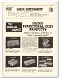 Natco Corp 1956 vintage dairy catalog structural clay products tile