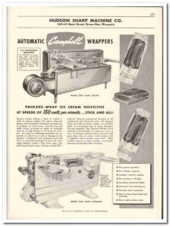 Hudson Sharp Machine Company 1956 vintage dairy catalog wrapper