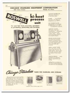 Chicago Stainless Equipment Corp 1956 vintage dairy catalog process Chicago Stainless Equipment Corp 1956 vintage dairy catalog process