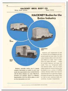 Hackney Bros Body Company 1956 vintage dairy catalog milk ice cream
