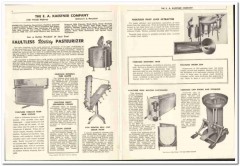 E A Kaestner Company 1956 vintage dairy catalog Pasteurizer cooler E A Kaestner Company 1956 vintage dairy catalog Pasteurizer cooler