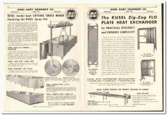 Kusel Dairy Equipment Company 1956 vintage dairy catalog cheese vats