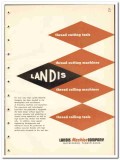 Landis Machine Company 1965 vintage industrial catalog thread cutting Landis Machine Company 1965 vintage industrial catalog thread cutting