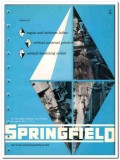 Springfield Machine Tool Company 1965 vintage industrial catalog lathe Springfield Machine Tool Company 1965 vintage industrial catalog lathe