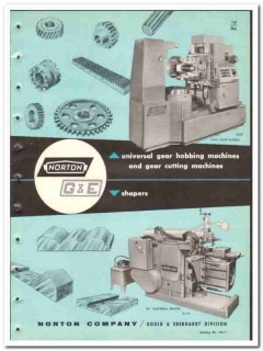 Norton Company 1965 vintage industrial catalog gear Gould Eberhardt