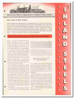 Inland Steel Company 1946 vintage metal catalog porcelain enameled Inland Steel Company 1946 vintage metal catalog porcelain enameled