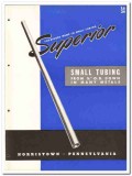 Superior Tube Company 1946 vintage metal catalog small tubing pipe Superior Tube Company 1946 vintage metal catalog small tubing pipe