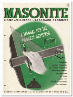 Masonite Corp 1946 vintage wood catalog hardboard products Presdwood Masonite Corp 1946 vintage wood catalog hardboard products Presdwood