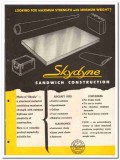 Skydyne Inc 1946 vintage wood catalog skyply sandwich construction Skydyne Inc 1946 vintage wood catalog skyply sandwich construction