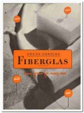 Owens-Corning Fiberglas Corp 1946 vintage glass catalog insulation Owens-Corning Fiberglas Corp 1946 vintage glass catalog insulation