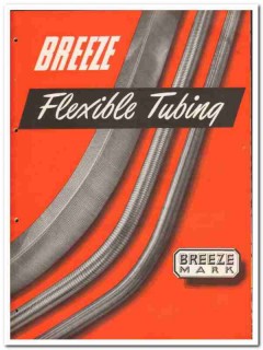 Breeze Corp 1946 vintage industrial catalog flexible metal tubing Breeze Corp 1946 vintage industrial catalog flexible metal tubing