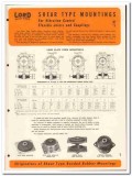 Lord Mfg Company 1946 vintage rubber catalog vibration control joints