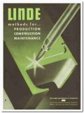 Linde Air Products Company 1946 vintage industrial catalog methods Linde Air Products Company 1946 vintage industrial catalog methods