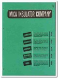 Mica Insulator Company 1946 vintage industrial catalog Lamicoid Mico