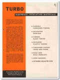 William Brand Company 1946 vintage electrical catalog insulation Turbo