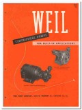Weil Pump Company 1946 vintage industrial catalog centrifugal Weil Pump Company 1946 vintage industrial catalog centrifugal