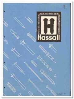 John Hassall Inc 1946 vintage hardware catalog nails rivets screws John Hassall Inc 1946 vintage hardware catalog nails rivets screws