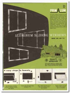 Textron Inc 1958 vintage windows catalog aluminum Primalum Benada
