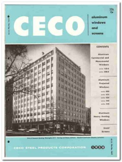 Ceco Steel Products Corp 1958 vintage windows catalog aluminum screens Ceco Steel Products Corp 1958 vintage windows catalog aluminum screens