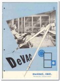 DeVac Inc 1958 vintage windows catalog glasswall ray-vent enclosure