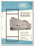 Marmet Corp 1958 vintage windows catalog aluminum church projected
