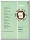 Steel Window Institute 1958 vintage catalog Recommended Standards  Steel Window Institute 1958 vintage catalog Recommended Standards