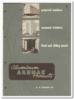 R H Folmar Company 1955 vintage window catalog aluminum Alumar R H Folmar Company 1955 vintage window catalog aluminum Alumar