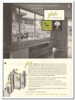 Glide Windows Inc 1955 vintage catalog aluminum horizontal sliding Glide Windows Inc 1955 vintage catalog aluminum horizontal sliding