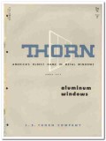 J S Thorn Company 1955 vintage window catalog aluminum casement awning J S Thorn Company 1955 vintage window catalog aluminum casement awning