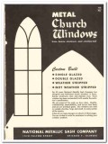 National Metallic Sash Company 1955 vintage window catalog church National Metallic Sash Company 1955 vintage window catalog church