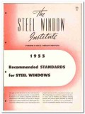 Steel Window Institute 1955 vintage catalog Recommended Standards Steel Window Institute 1955 vintage catalog Recommended Standards