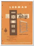 Ludman Corp 1955 vintage window catalog wood sash awning Auto-Lok Ludman Corp 1955 vintage window catalog wood sash awning Auto-Lok