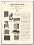 Young Radiator Company 1935 vintage heating catalog convection blast Young Radiator Company 1935 vintage heating catalog convection blast