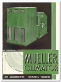 L J Mueller Furnace Company 1935 vintage heating catalog air condition