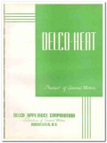 Delco Appliance Corp 1935 vintage heating catalog Delco-Heat asbestos