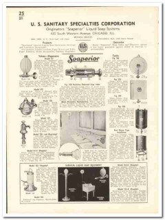 US Sanitary Specialties Corp 1935 vintage bathroom catalog Soaperior US Sanitary Specialties Corp 1935 vintage bathroom catalog Soaperior