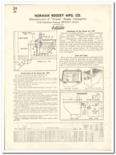 Norman Boosey Mfg Company 1935 vintage plumbing catalog Airway