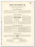 Quimby Pump Company 1935 vintage plumbing catalog centrifugal screw Quimby Pump Company 1935 vintage plumbing catalog centrifugal screw