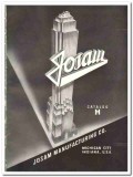 Josam Mfg Company 1935 vintage plumbing catalog H covers art deco Josam Mfg Company 1935 vintage plumbing catalog H covers art deco