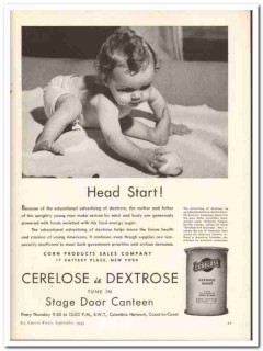 Corn Products Sales Company 1943 vintage ad ice cream Cerelose start Corn Products Sales Company 1943 vintage ad ice cream Cerelose start